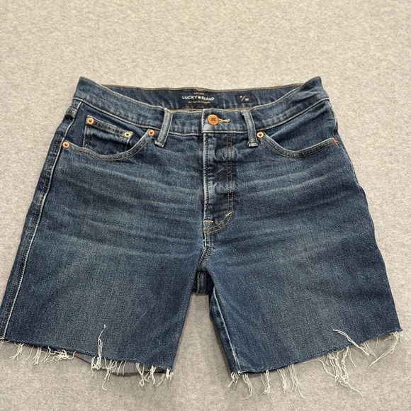Lucky Brand Pants - Lucky Brand Women's Dark Blue Jean Shorts